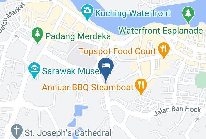 Bahagian Kuching - Borneo Hotel Maps