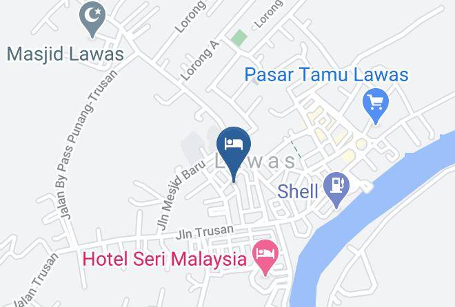 Bahagian Limbang - Borneo Hotel Maps