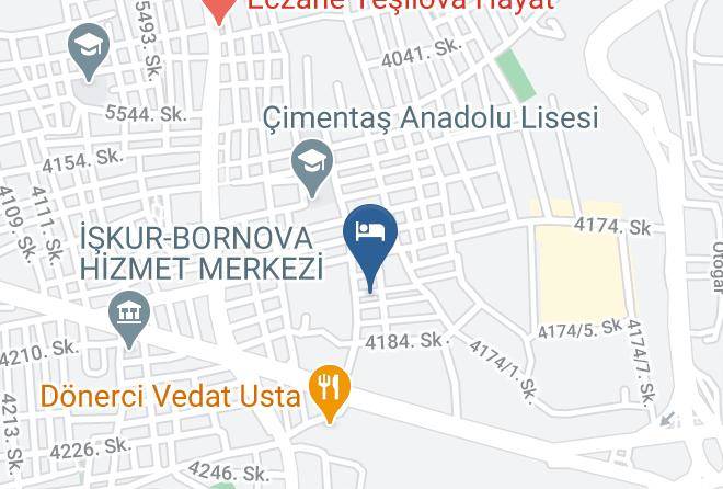 Bornova - Bornova Otel Maps