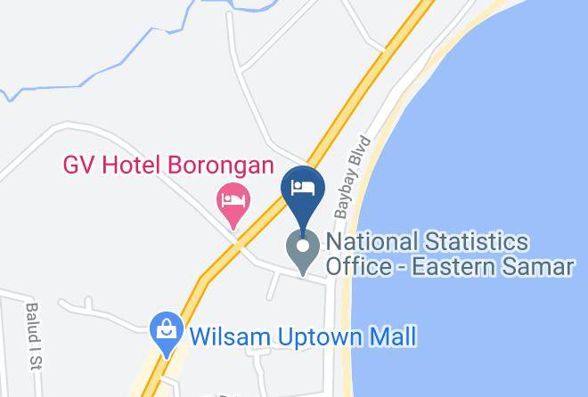 Eastern Samar - Boro Bay Hotel Maps