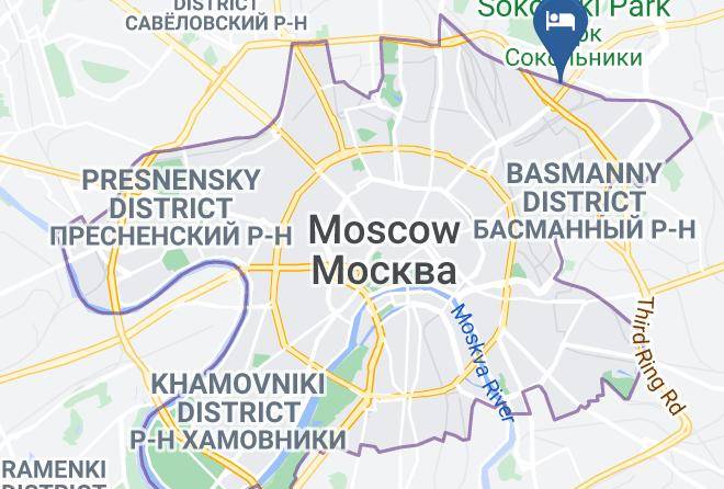 Moscow - Borodino Hotel Maps