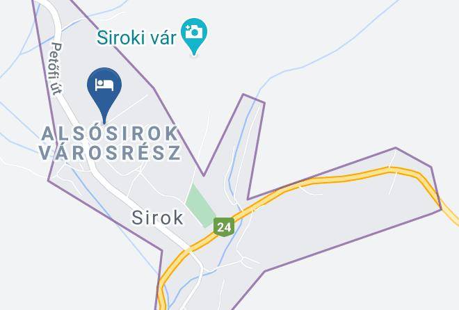 Sirok - Borokas Vendeghaz Maps