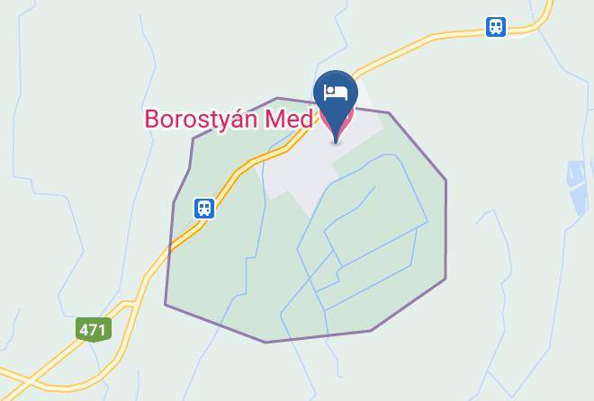 Nyiradony - Borostyan Med Hotel Maps