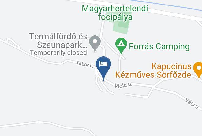 Magyarhertelend - Borostyan Vendeghaz Maps