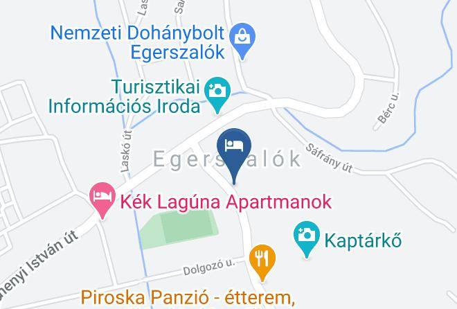 Egerszalok - Borozok Vendeghaza Maps