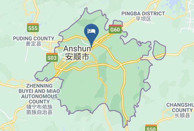 Anshun - Borrman Hotel Maps