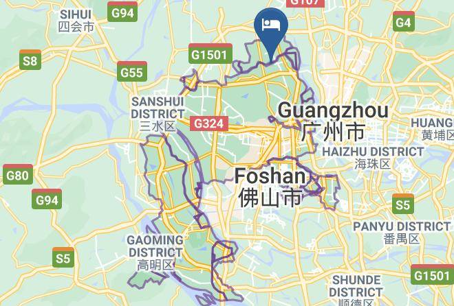 Foshan - Borrman Hotel Foshan Lishui Maps