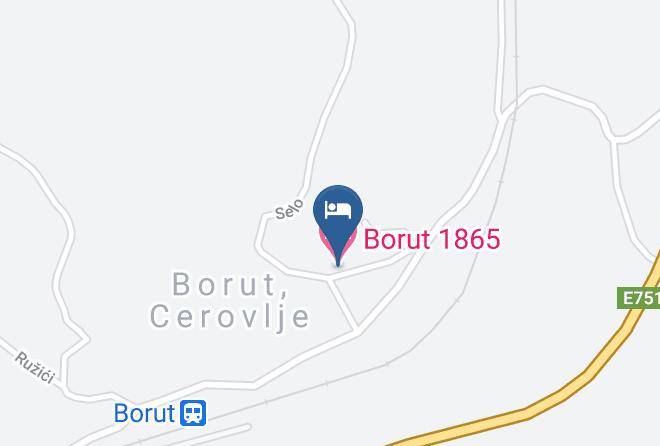 Cerovlje - Borut 1865 Maps