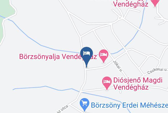 Diosjeno - Borzsonyalja Vendeghaz Maps