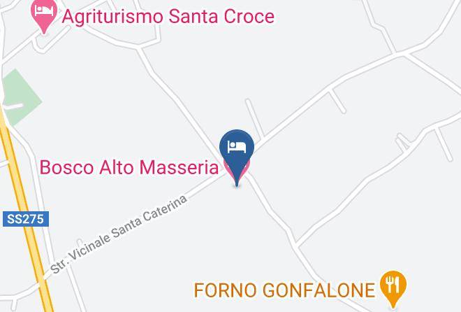 Lecce - Bosco Alto Masseria Maps