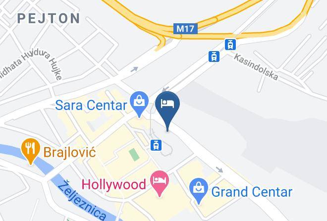 Sarajevo - Hotel Bosna 1 Maps