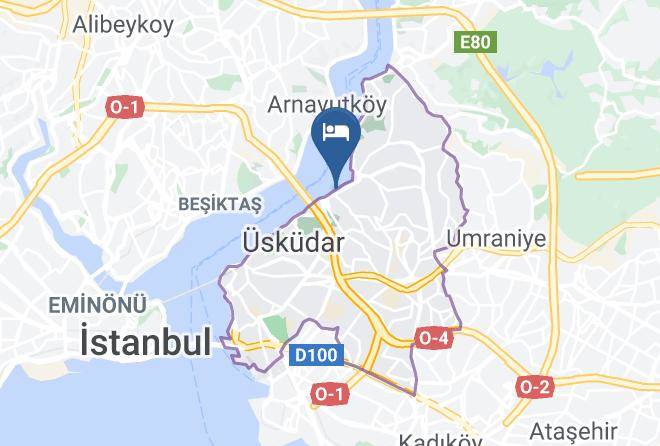 Uskudar - Bosphorus Palace Hotel Maps