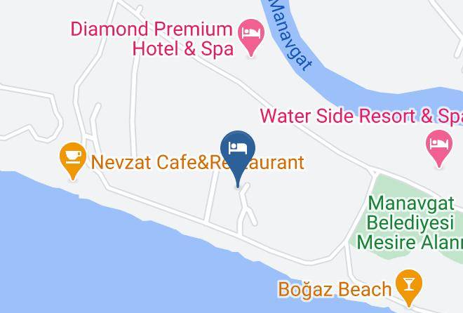 Manavgat - Bosphorus Sorgun Hotel Beach Maps