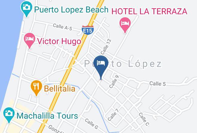 Puerto Lopez - Bosque Marino Ecolodge Maps