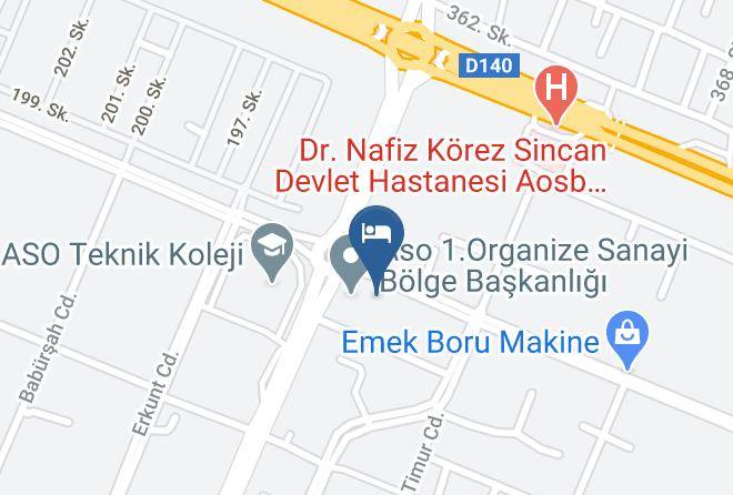 Sincan - Boss Otel Maps