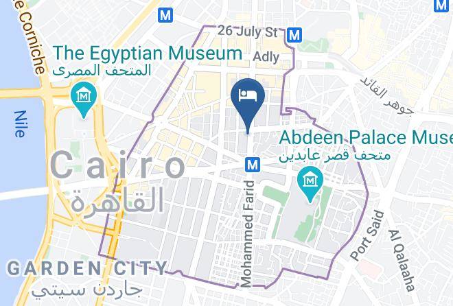 Cairo - Bostan Hotel Maps