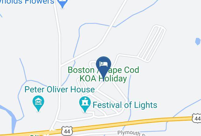Plymouth - Boston Cape Cod Koa Holiday Maps