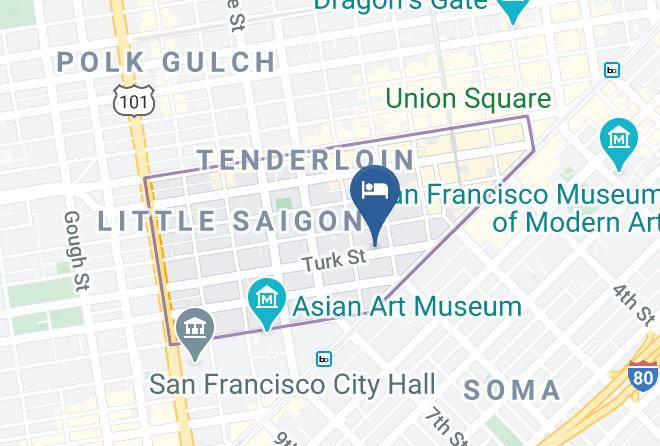 San Francisco - Boston Hotel Maps