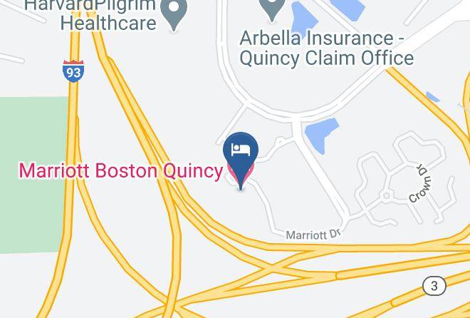 Marriott Boston Quincy Map