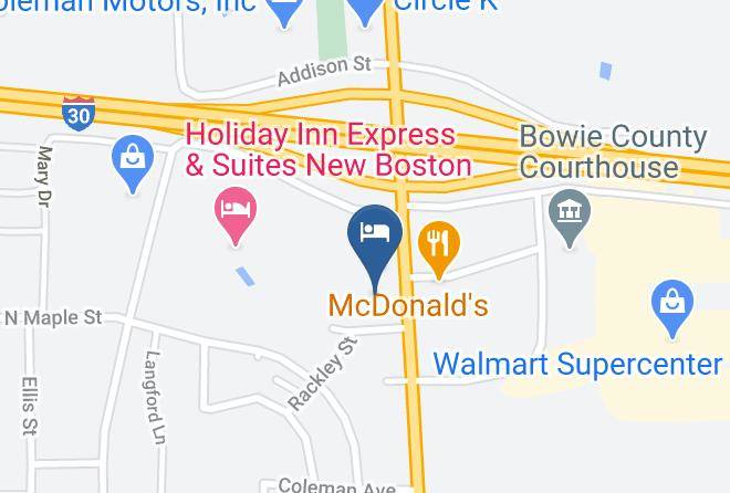 Bowie - Bostonian Inn Maps