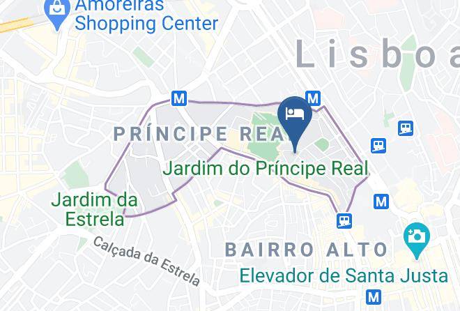 Lisbon - Hotel Botanico Maps
