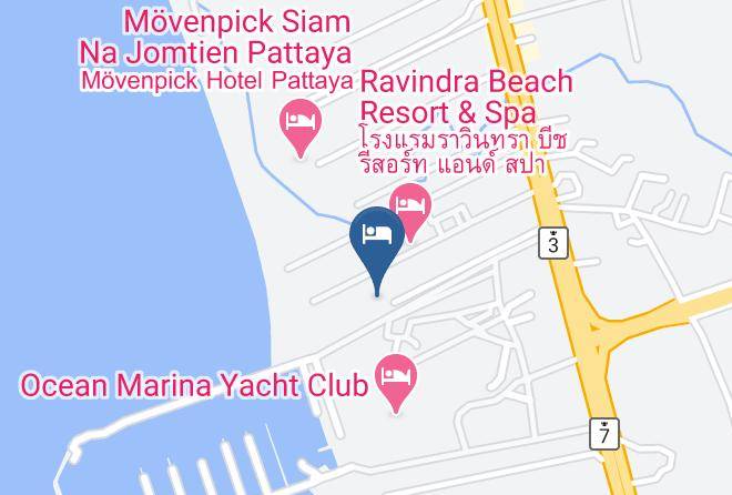 Amphoe Sattahip - Botany Beach Resort Maps