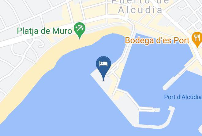 Baleares - Botel Alcudiamar Maps