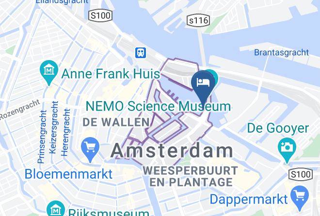 Amsterdam - Botel Zebra Maps