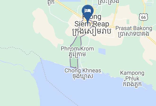 Botoum Hostel Karte - Siem Reap - Siem Reab Town
