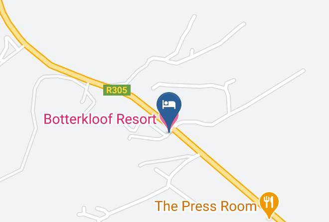 Botterkloof Resort Map