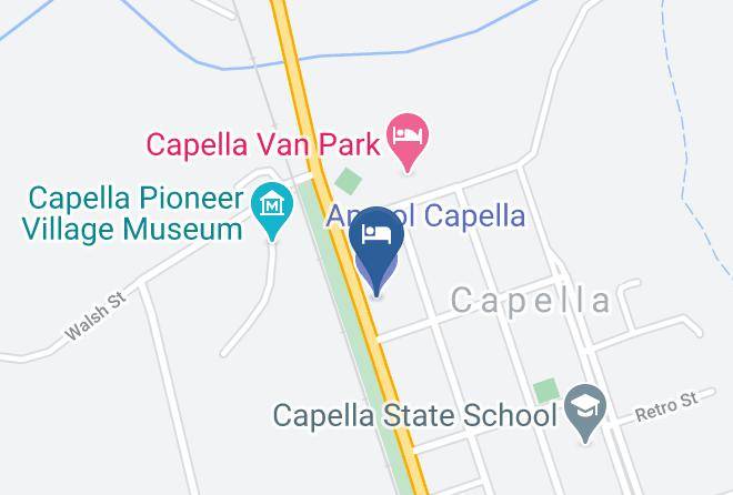 Central Highlands - Bottlebrush Motel Maps