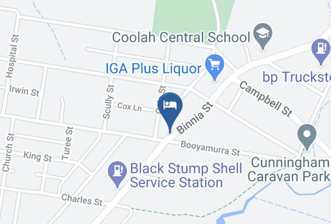 Warrumbungle Shire - Bottlemart Express Black Stump Inn Maps