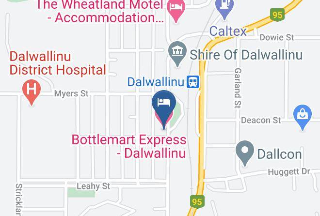 Dalwallinu - Bottlemart Express Dalwallinu Hotel Maps