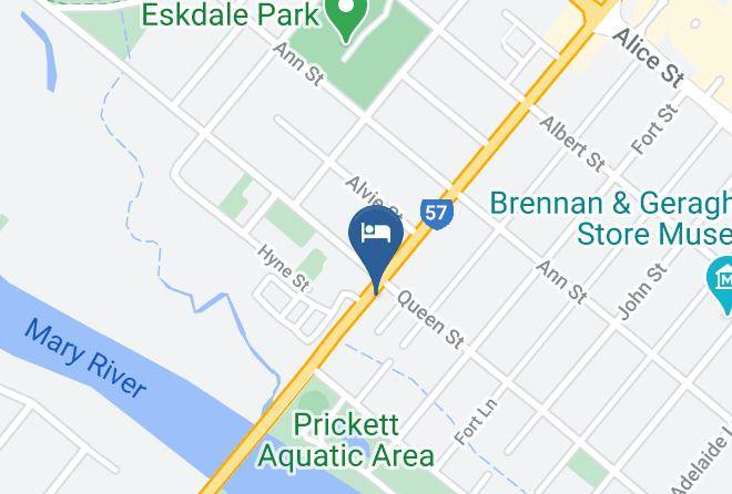 Fraser Coast - Bottlemart Lamington Hotel Maps