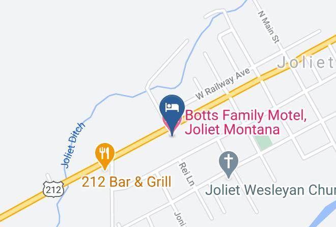 Carbon - Botts Family Motel Joliet Montana Maps