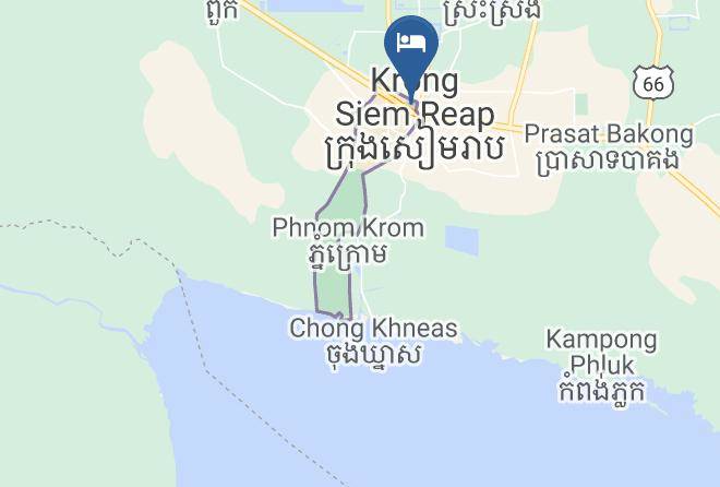 Bou Savy Guest House Karte - Siem Reap - Siem Reab Town