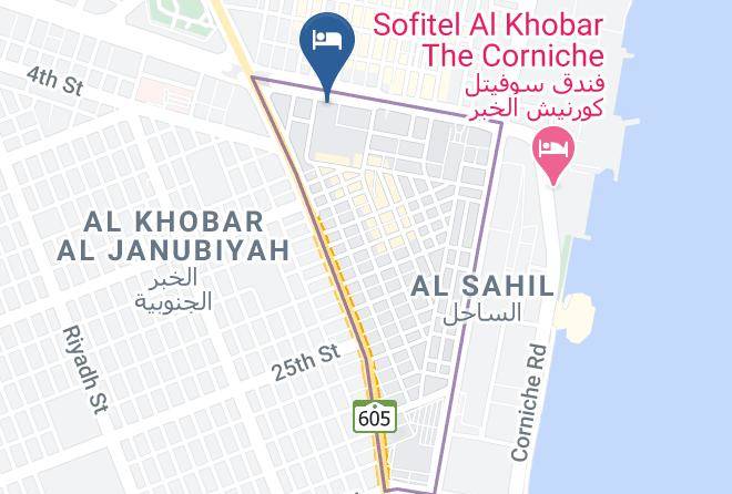 Al Khobar - Boudl Al Khobar Hotel Maps