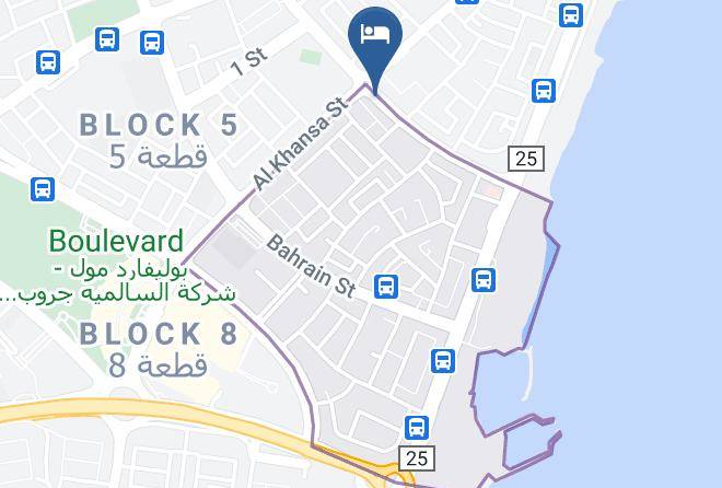 Al Salmiyah - Boudl Hotel Suites Kuwait Maps