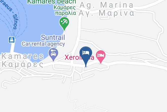 Milos - Boufounis Studios Hotel Maps