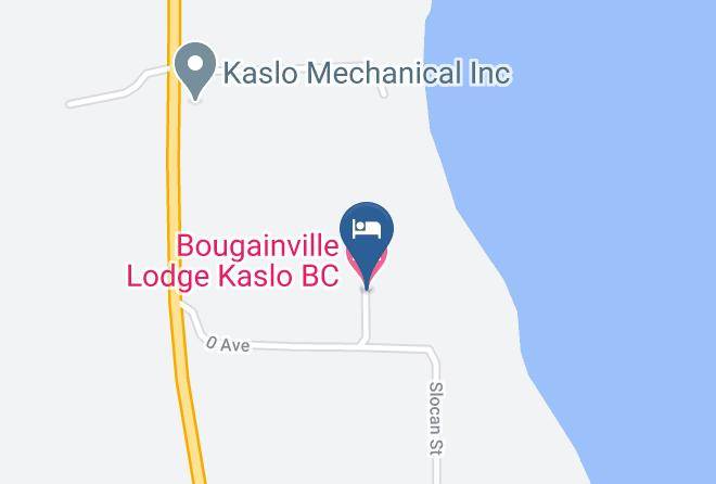 Central Kootenay - Bougainville Lodge Kaslo Bc Maps