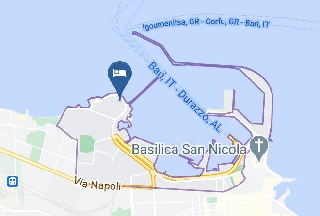 Bari - Bouganville Al Faro B&b Bari Maps