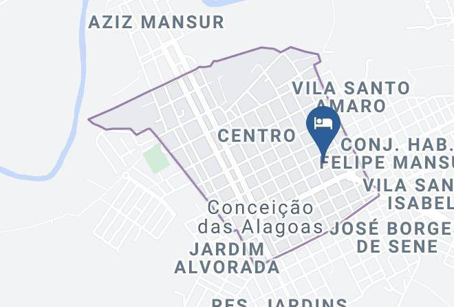 Conceicao Das Alagoas - Bouganville Hotel Maps