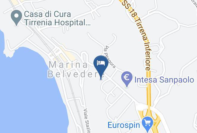 Cosenza - Bouganville Palace Hotel Maps