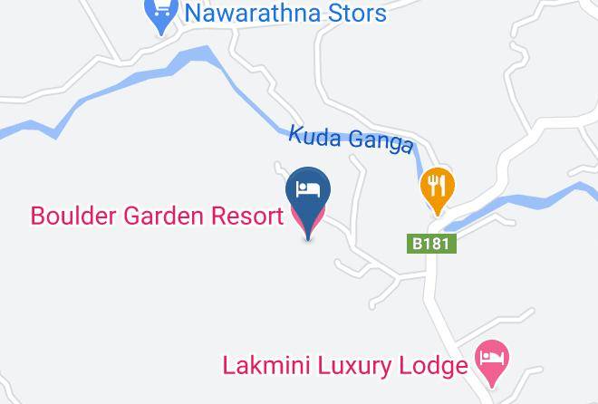 Ratnapura - Boulder Garden Resort Maps
