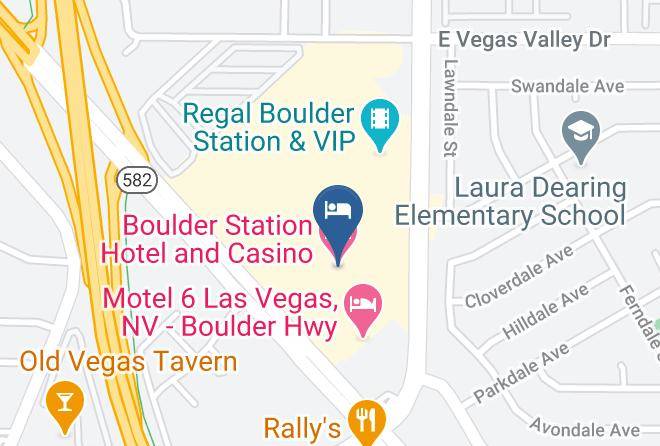 Clark - Boulder Station Hotel And Casino Maps