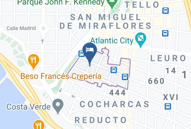 Miraflores - Boulevard Backpackers Maps