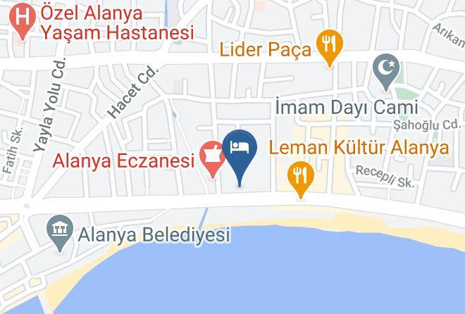 Alanya - Boulevard Hotel Maps
