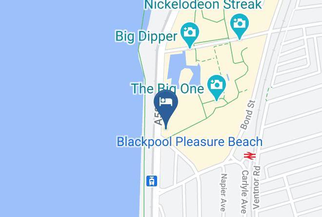 Blackpool - Boulevard Hotel Maps