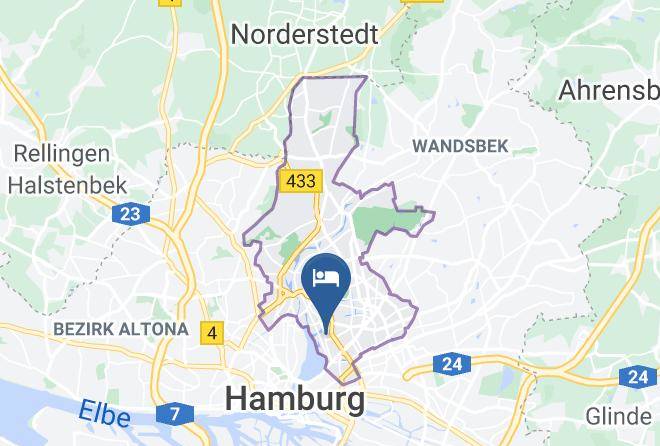 Stadt Hamburg - Boulevard Hotel Hamburg Maps