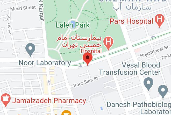 Tehran - Boulevard Hotel Maps